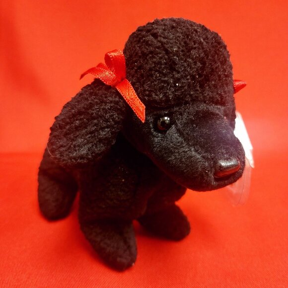 Ty Beanie Babies Gigi The Poodle 1998 Animal Plush Stuffed Toy - Picture 3 of 11